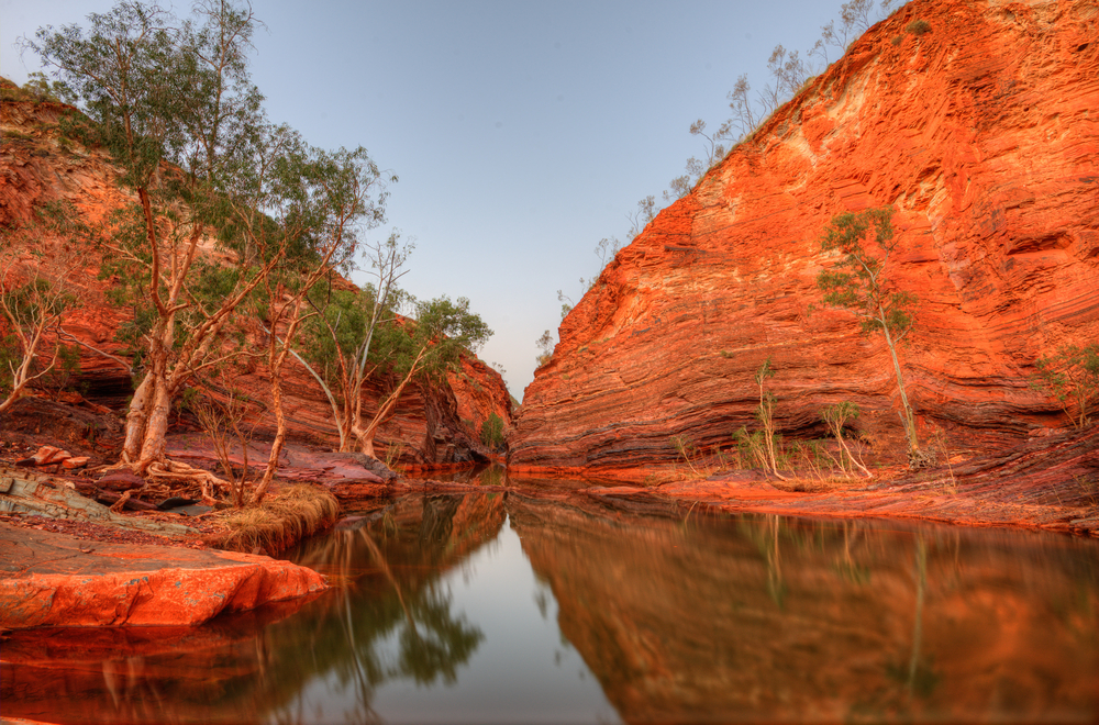 Hamersley Gorge in Australia.