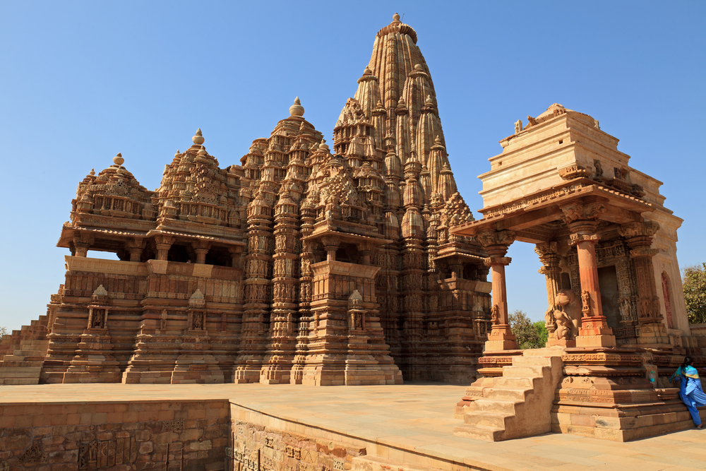 The Kandariya-Mahadev Tempel in India. 